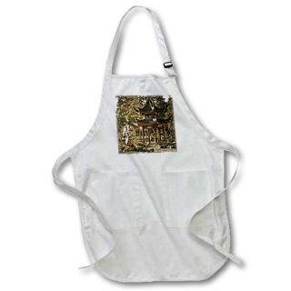 apr_12676_3 Boehm Photography Garden   Chinese Pagoda Garden   Aprons   Waist Apron with Pockets  