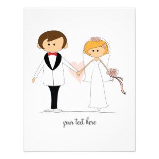 Bride and Groom Wedding Invitations