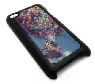 House and Balloons "Up" BLACK Snap On Cover Hard Carrying Case for iPod 4/4th Generation : MP3 Players & Accessories