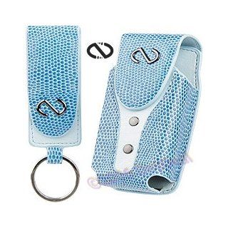 Naztech Boa Matching Key Chain and Swivel Belt Clip for SML / MED Flip Phones (Baby Blue): Cell Phones & Accessories