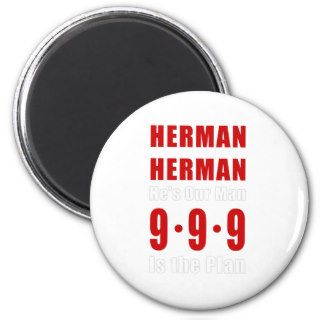 Herman Cain 999 Plan Refrigerator Magnets
