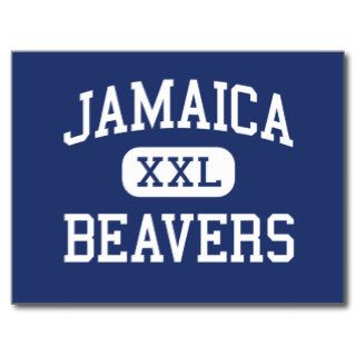 Jamaica   Beavers   High School   Jamaica New York Post Cards