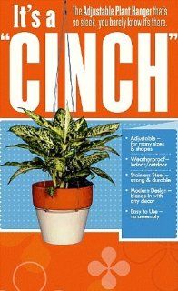   	 The "CINCH" Adjustable Weather Proof Plant Hanger  flower pot holder : Plant Hooks : Patio, Lawn & Garden