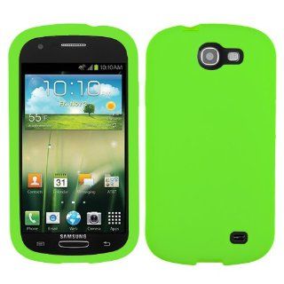 Asmyna SAMI437CASKSO058 Soft and Slim Durable Protective Case for Samsung Galaxy Express i437   1 Pack   Retail Packaging   Electric Green: Cell Phones & Accessories