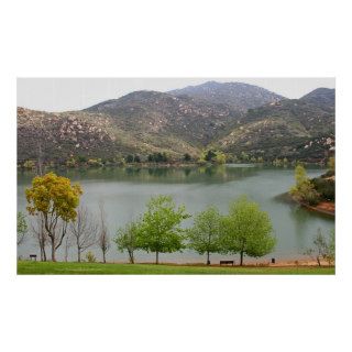 Lake Poway North Shore Poster, Print, etc