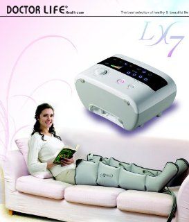 DR.LIFE Luxury LX7 Healthcare Air Compression Leg Massager Complete Set(110 voltage) (XL): Health & Personal Care