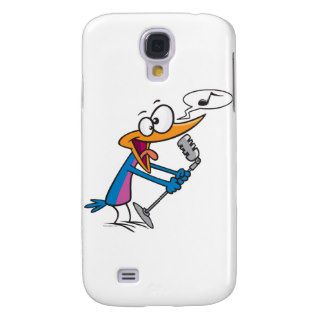 crazy singing karaoke bird cartoon samsung galaxy s4 case