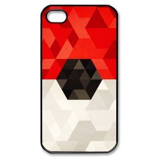 Custom The Pokeball Cover Case for iPhone 4 4s LS4 4214: Cell Phones & Accessories