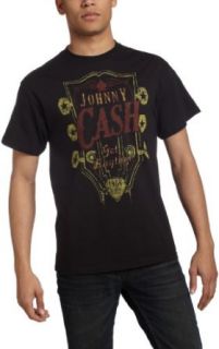 Zion Rootswear Men's Johnny Cash Get Rhythm T Shirt,Black,X Large: Clothing