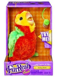 Fur Real Friends Collectible Bird   Green/Orange: Toys & Games