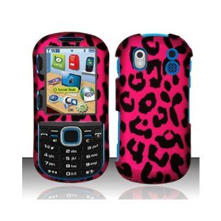 Pink Leopard Hard Cover Case for Samsung Intensity II 2 SCH U460: Cell Phones & Accessories