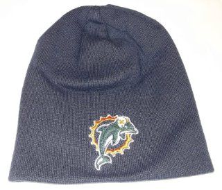 Miami Dolphins Cuffless Knit Hat : Sports Fan Beanies : Sports & Outdoors