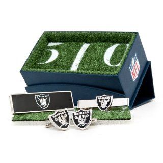 NFL Oakland Raiders 3 Piece Gift Set  Cuff Links  Sports & Outdoors