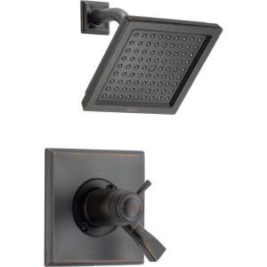 Delta Dryden 1 Handle Shower Faucet Trim Kit Only in Venetian Bronze (Valve Not Included) T17T251 RB