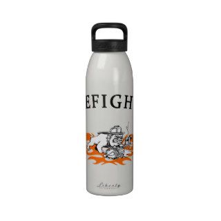 Firefighter Bull Dog Tough Drinking Bottle