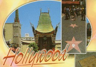 GRAUMAN'S CHINESE THEATRE LAC 1202 MICHAEL JACKSON STAR POSTCARD IS ONE OF THE TOP TOURIST DESTINATIONS FOR ANYONE VISITING SOUTHERN CALIFORNIA   From Hibiscus Express 