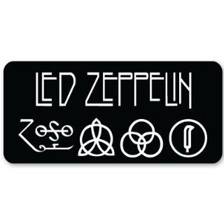 Led Zeppelin heavy metal ZOSO sticker decal 5" x 3" : Other Products : Everything Else