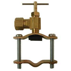 Watts 3/8 in. Brass Compression Self Tapping Saddle Valve LFA 141