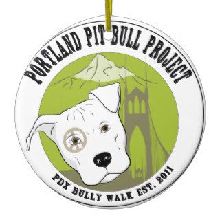 Portland Pit Bull Project Fun Products Ornament