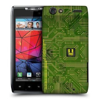 Head Case Designs Green Circuit Board Protective Back Case For Motorola DROID RAZR XT910: Cell Phones & Accessories
