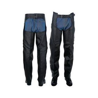 Rocky Mountain Hides Solid Genuine Cowhide Leather Chaps GFMCBCXL: Clothing