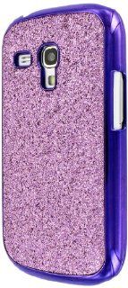 MPERO Collection Hot Pink Sparkling Glitter Slim Fit Glam Case for Samsung Galaxy S3 Mini / S III Mini I8910 Cell Phones & Accessories
