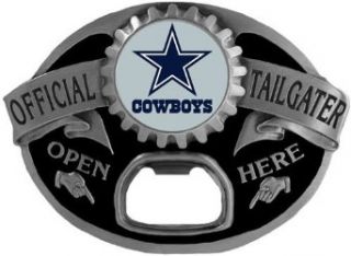 Licensed Dallas Cowboys Tailgater Bottle Opener Belt Buckle (No Belt, No Belt): Clothing