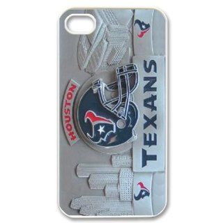 Custom Houston Texans Cover Case for iPhone 4 4s LS4 2126: Cell Phones & Accessories