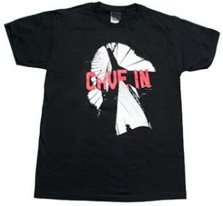 CAVE IN   Tour Bridge   Black T shirt: Clothing