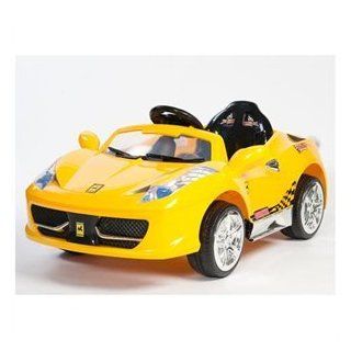 Ferrari 458 Italia Style Kids 12V Battery Power Wheels Ride On Car  RC Remote Upgraded With 2 Motors & 2 Speeds Toys & Games