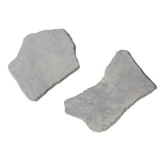 Nantucket Pavers 20 in. and 21 in. Irregular Concrete Blue Variegated Stepping Stones Kit (20 Piece) 52202