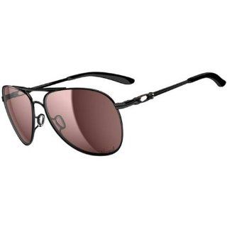 Oakley Daisy Chain Sunglasses   Oakley Women's Polarized Lifestyle Round Aviator Sunglasses   Polished Black/OO Grey / One Size Fits All Automotive
