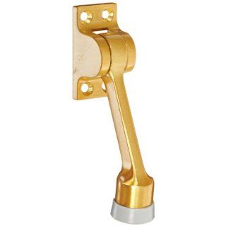 Rockwood 461.10 Bronze Kick Down Door Stop, #8 X 3/4" OH SMS Fastener, 3 5/8" Projection, 2 1/4" Base Width x 1 1/4" Base Length, Satin Clear Coated Finish: Industrial & Scientific