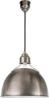 Visual Comfort and Company TOB5013AN Thomas Obrien Eugene 1 Light Pendants in Antique Nickel   Ceiling Pendant Fixtures  