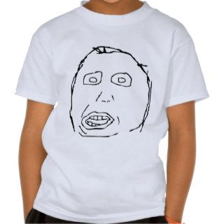 Herp Derp Idiot Rage Face Meme Tees