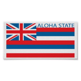 State of Hawaii flag Poster