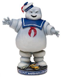 NECA Extreme Head Knocker Ghostbuster Stay Puft Marshmallow Man: Toys & Games