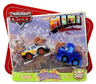 Disney Cars Mini Adventures  Lightning McQueen and Mater   Holiday Special  Tuner Z: Toys & Games