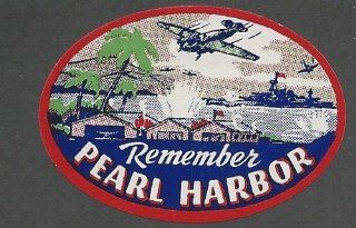Remember Pearl Harbor, World War II, Poster Stamp   Label : Prints : Everything Else