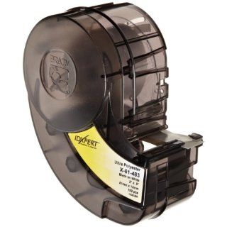 Brady X 61 483 IDXPERT 0.5" Height, 2" Width, B 483 Ultra Aggressive Polyester, Black On White Color Label (100 Per Cartridge): Industrial & Scientific