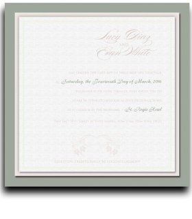 180 Square Wedding Invitations   Vine Garden Trellis : Party Invitations : Office Products