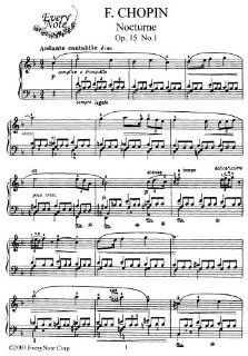 Nocturne in F Major, Op. 15, No. 1: Instantly download and print sheet music: Fryderyk Chopin: Books
