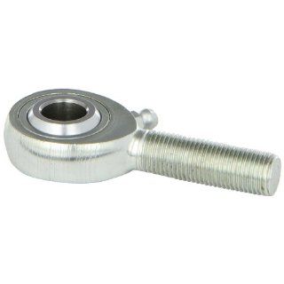 Sealmaster TRE 8N Rod End Bearing, Three Piece, Precision, Regreasable, Male Shank, Right Hand Thread, 1/2" 20 Shank Thread Size, 1/2" Bore, 5/8" Length Through Bore, 1 5/16" Overall Head Width, 1.469" Thread Length, 7000.0lbf Stat