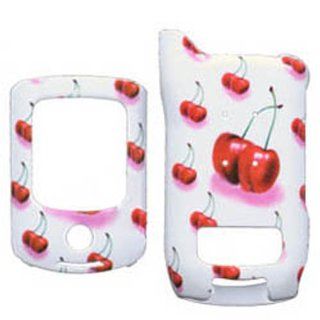 Hard Plastic Snap on Cover Fits Motorola i570 Cherry Sprint: Cell Phones & Accessories