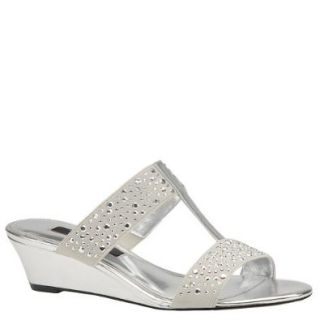 Nina Freedom Womens Fabric Wedge Sandals Shoes: Shoes