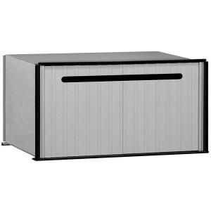 Salsbury Industries 2200 Series Aluminum Drop Box with 1 Compartment 2280