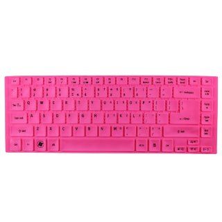 Acer Aspire 4755G, V3 471G, V5 471G Keyboard Protector Skin Cover US Layout Hot Pink + Free Wristband from CasesBuy: Computers & Accessories