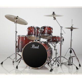 Pearl Vision Birch Artisan II VBA805P/486 Drum Set (Ruby Fade Eucalyptus) w/ Pearl 900 Series Hardware (Cymbals Not Included): Musical Instruments