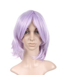 Lavender Styled Short Length Cosplay Costume Wig: Toys & Games