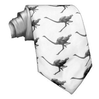 Ostrich Design Neck Tie